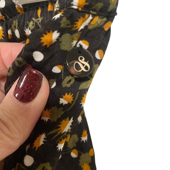 Scotch & Soda Nina Mid-Rise Tapered Jogger in Floral Cinnamon Spice Size S / 30 - Picture 4 of 11